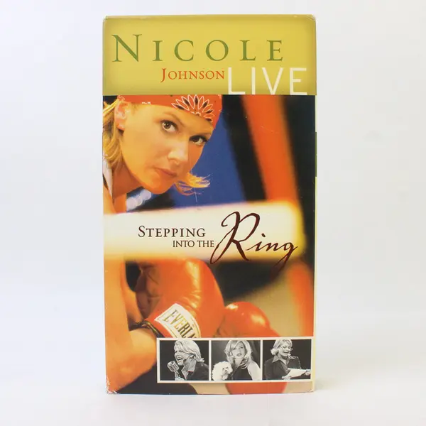 Nicole Johnson Live: Stepping Into The Ring VHS Tape (Untested)