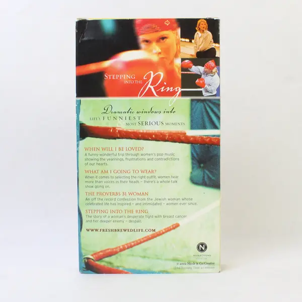 Nicole Johnson Live: Stepping Into The Ring VHS Tape (Untested)