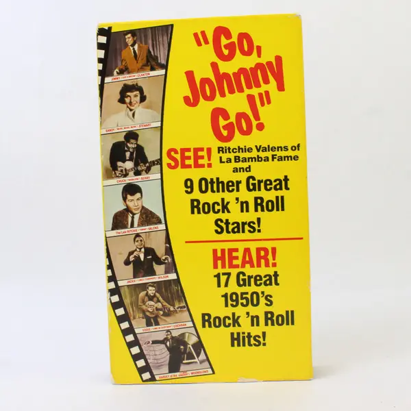 Go Johnny Go! VHS Tape Alan Freed Music Movie Vintage VCR