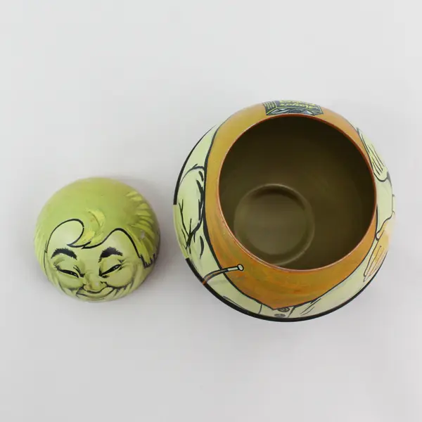 Vintage 1979 Bristol Ware Roly Poly Cowboy Tin 7"