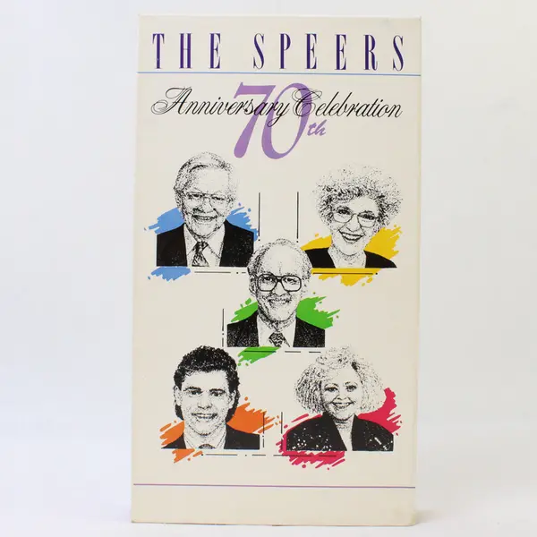 The Speers 70th Anniversary Celebration Rare Live Gospel VHS