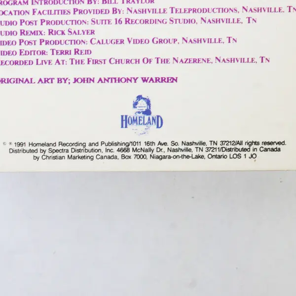 The Speers 70th Anniversary Celebration Rare Live Gospel VHS