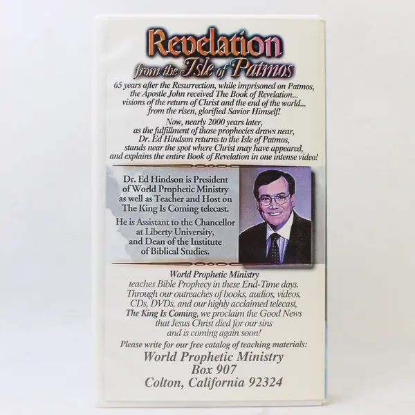 Revelation From The Isle Of Patmos VHS Tape