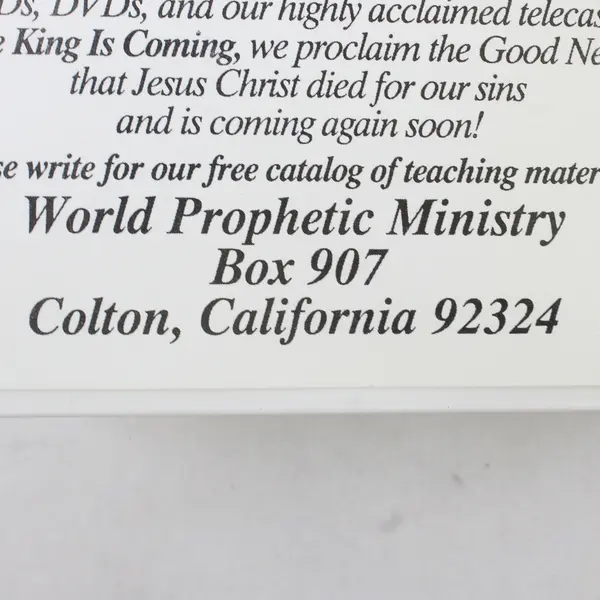 Revelation From The Isle Of Patmos VHS Tape