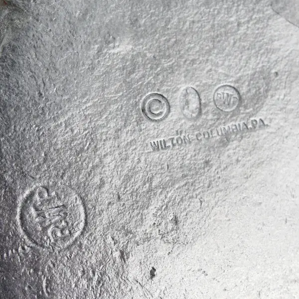 VTG RWP Wilton Pewter ABC 123 Plate 9"