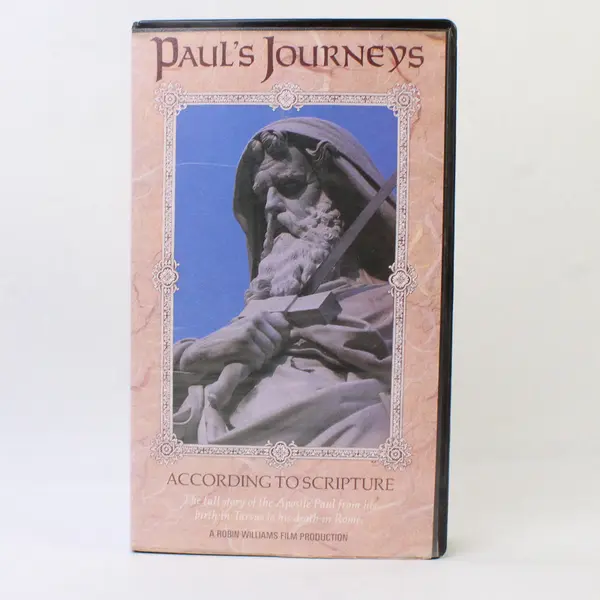 Paul's Journeys According to Scripture VHS Robin Williams Narrated