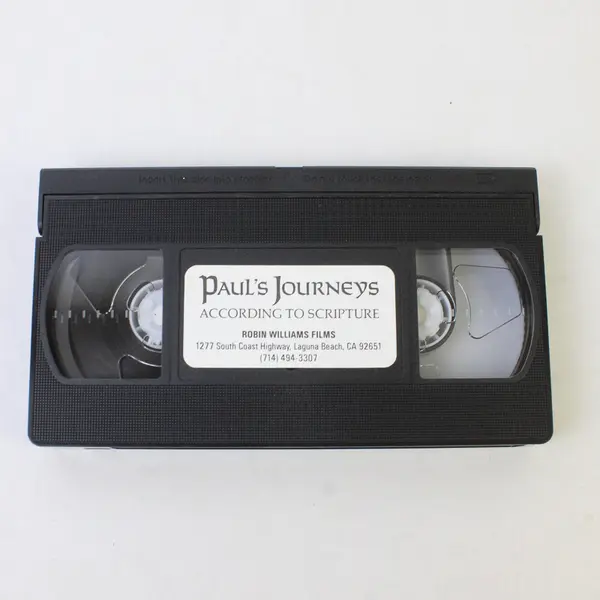 Paul's Journeys According to Scripture VHS Robin Williams Narrated