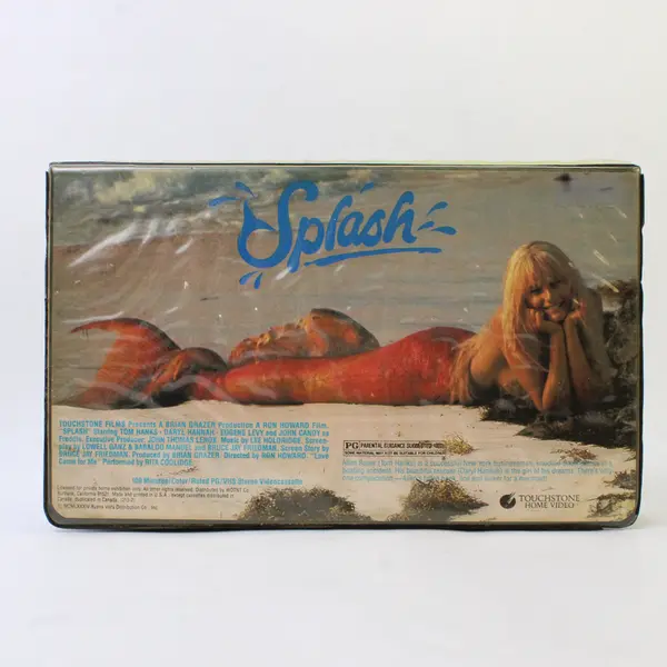 Splash (1984) VHS Tom Hanks Daryl Hannah Eugene Levy PG - Untested