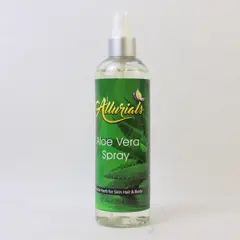 Allurials Organic Aloe Vera Spray Miracle Herb For Skin Hair & Body Spray 12 Oz