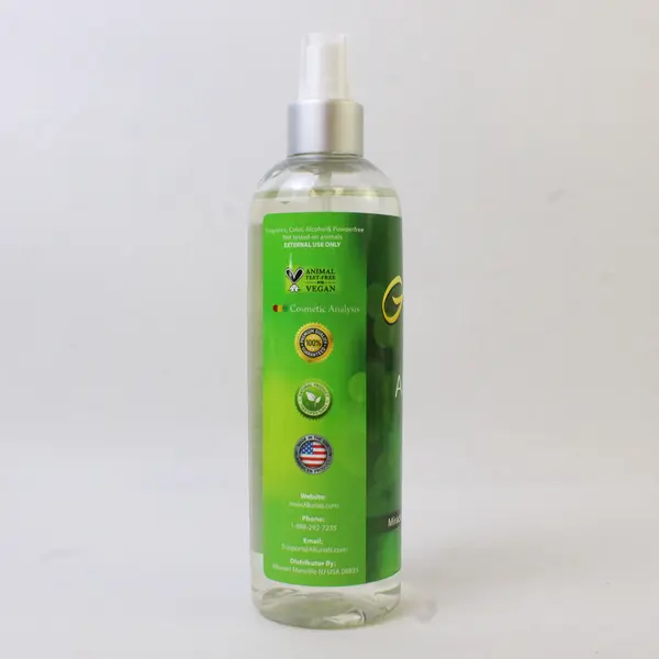 Allurials Organic Aloe Vera Spray Miracle Herb For Skin Hair & Body Spray 12 Oz