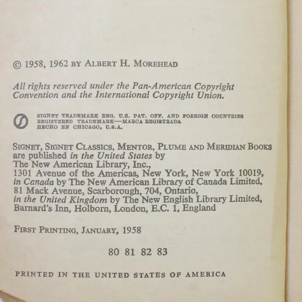 The New American Roget's College Thesaurus in Dictionary Form 1962 