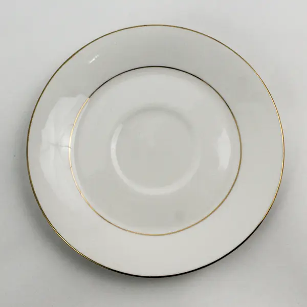 Set of 4 Royal Majestic D'OR  8404 Fine China Footed Teacup And Saucer Sets