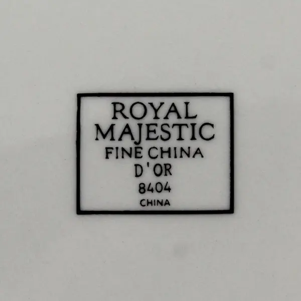 Royal Majestic Fine China D'OR 8404 Vegetable Serving Bowl 9"