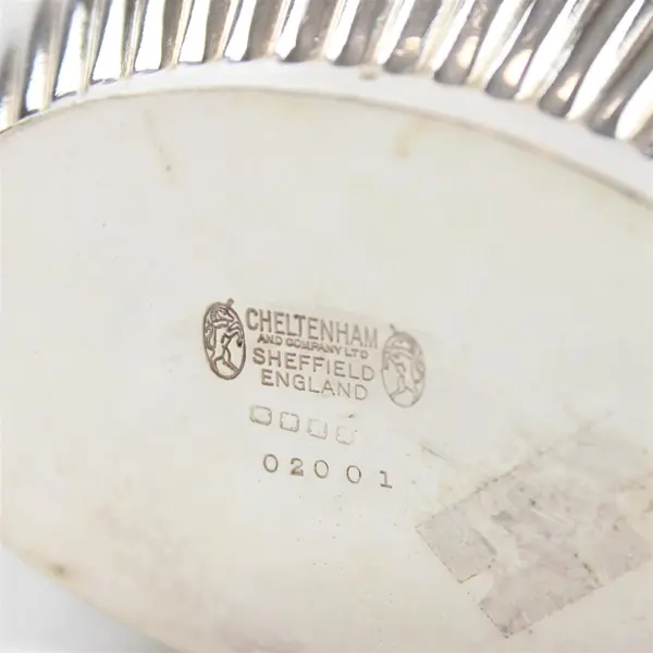 Vintage Cheltenham Silverplate Creamer and Sugar Bowl Set