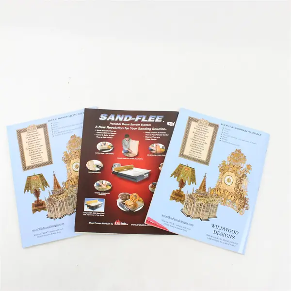 Lot of 3 Woodworking Magazines - Creative Woodworks & Scroll Saw Holiday 2011