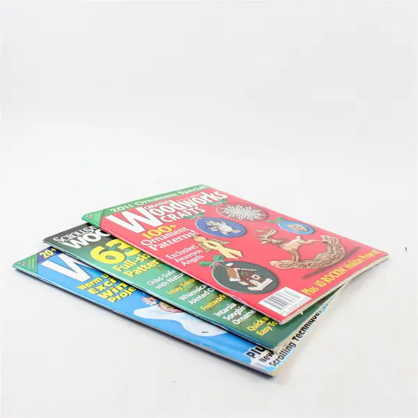 Lot of 3 Woodworking Magazines - Creative Woodworks & Scroll Saw Holiday 2011