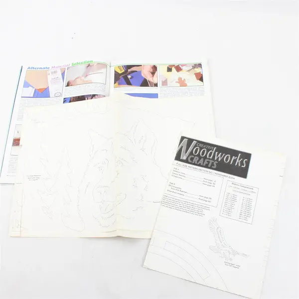 Lot of 3 Creative Woodworks & Crafts Magazines Apr 2003 Nov 2004 Holiday 2012