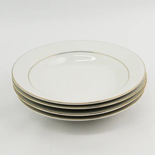 Set of 4 Royal Majestic D'or 8404 Wide Rimmed 8" Soup Bowls