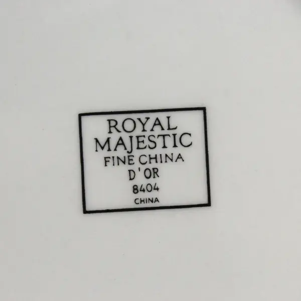 Set of 4 Royal Majestic D'or 8404 Wide Rimmed 8" Soup Bowls