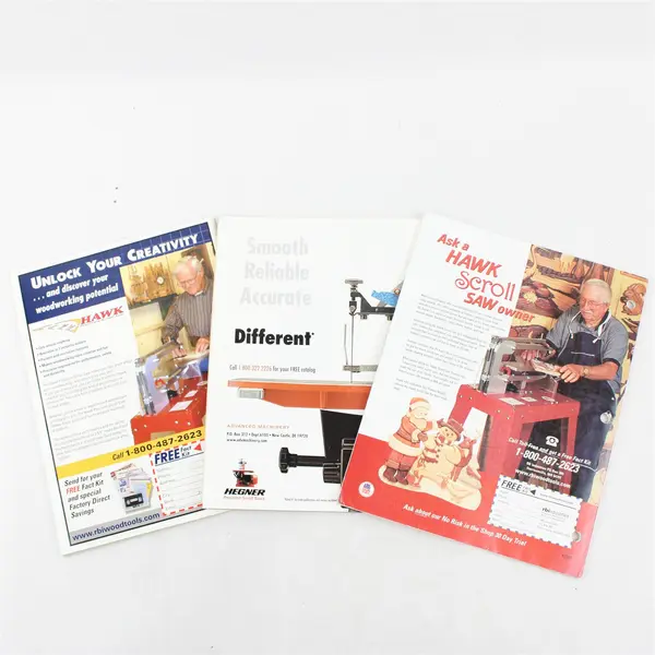 Lot of 3 Woodworking Magazines – Scroll Saw Work Shop & Creative Woodworks