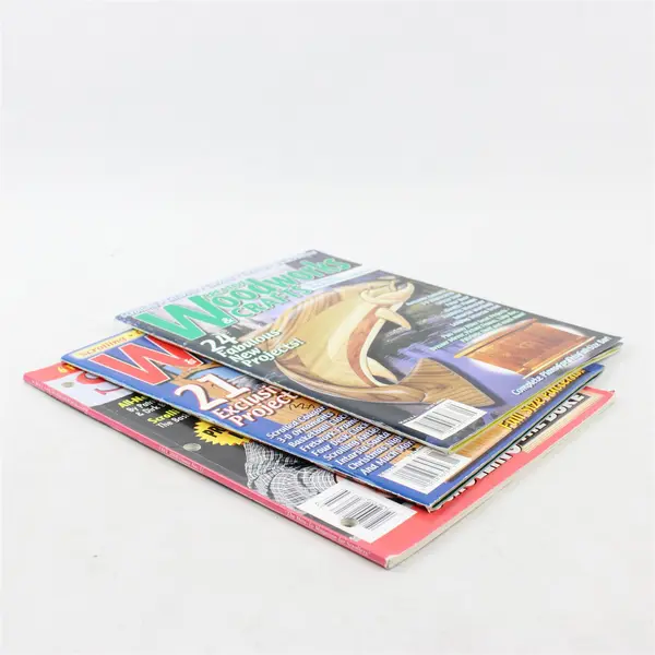 Lot of 3 Woodworking Magazines – Scroll Saw Work Shop & Creative Woodworks