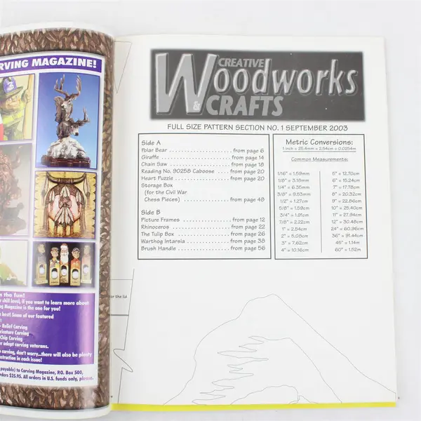 Lot of 3 Woodworking Magazines – Scroll Saw Work Shop & Creative Woodworks