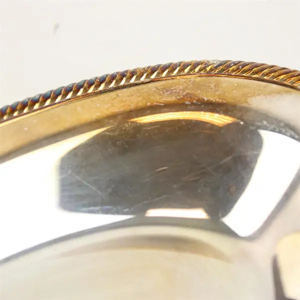 Vintage WM Rogers Oval Silverplate Serving Tray 12-1/4" FLAWED