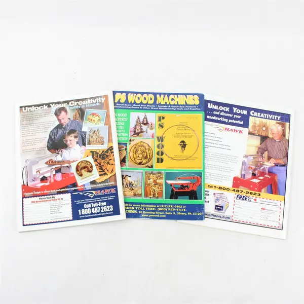 Lot of 3 Woodworking Mags Scroll Saw & Creative Woodworks 2003/2000/2005