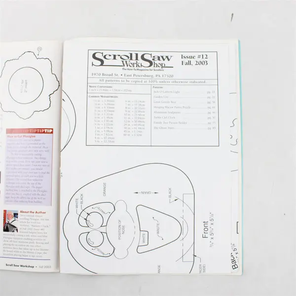 Lot of 3 Woodworking Mags Scroll Saw & Creative Woodworks 2003/2000/2005