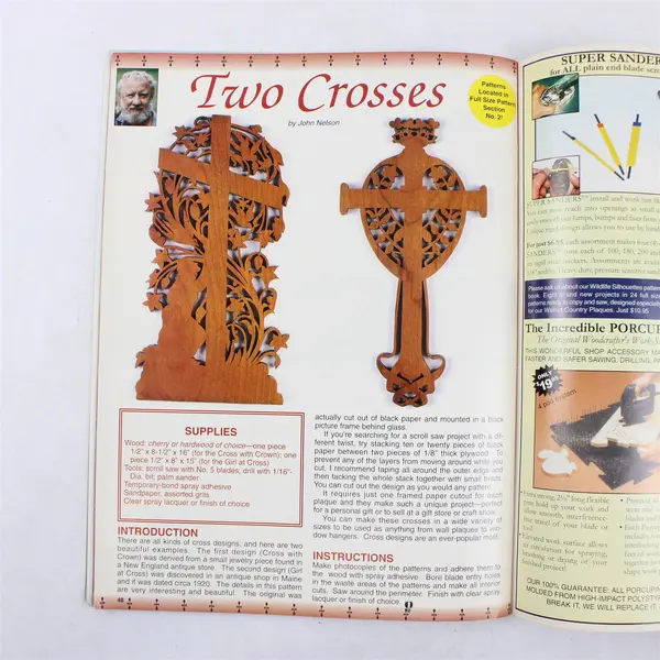 Lot of 3 Woodworking Mags Scroll Saw & Creative Woodworks 2003/2000/2005