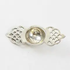 Vintage Art Deco-Style Silverplate Tea Strainer