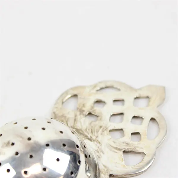 Vintage Art Deco-Style Silverplate Tea Strainer