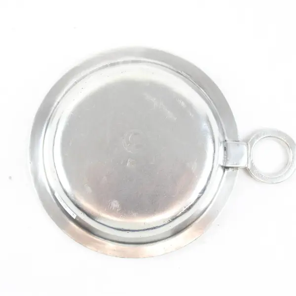 Vintage Pewter Porringer 5" Owl Backstamp