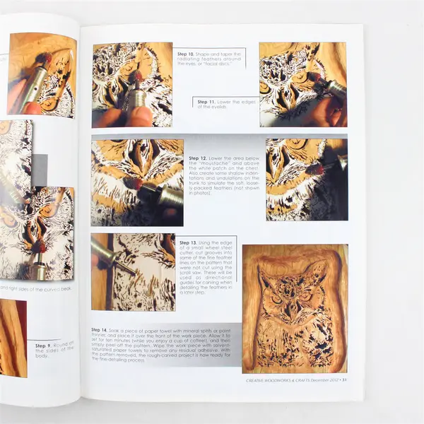 Lot of 3 Woodworking Magazines - Creative Woodworks 2011/2012; Scroll Saw 2007