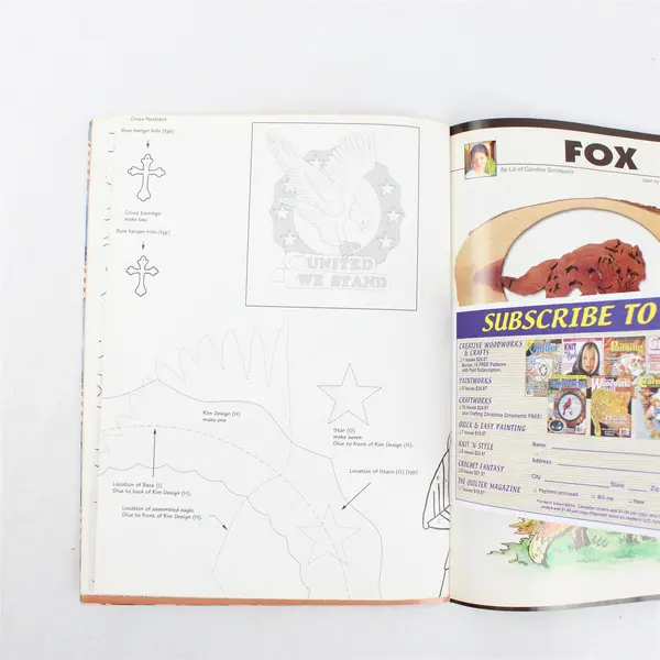 Lot of 3 Creative Woodworks & Crafts Magazines 2002 Aug Apr Mar