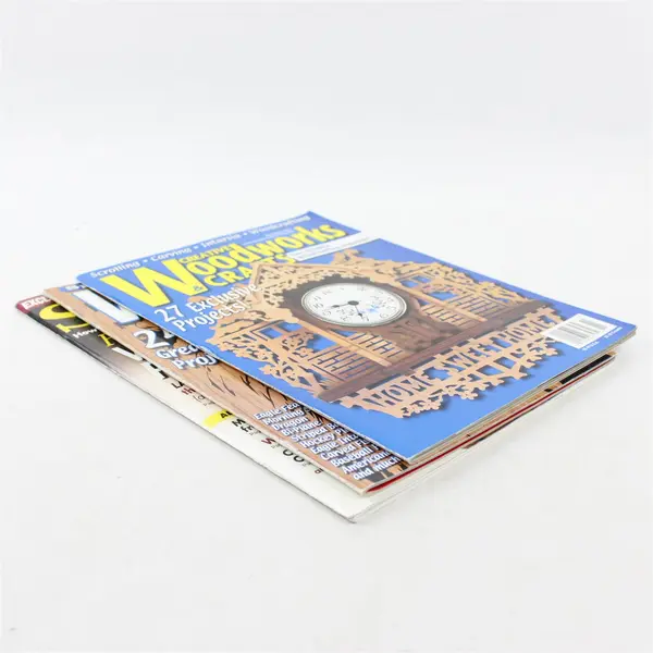 Lot of 3 Woodworking Mags: Scroll Saw Work Shop 2005 & Creative Woodworks 2002