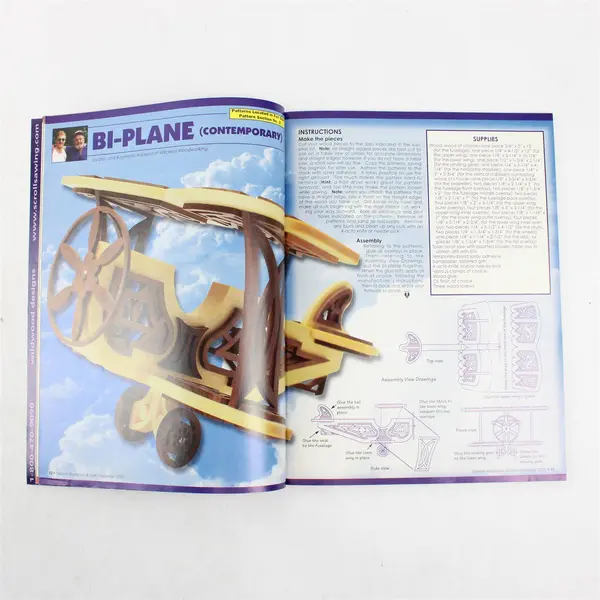 Lot of 3 Woodworking Mags: Scroll Saw Work Shop 2005 & Creative Woodworks 2002