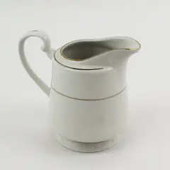 Royal Majestic Fine China D'OR 8404 Pattern Creamer White w/ Gold Trim