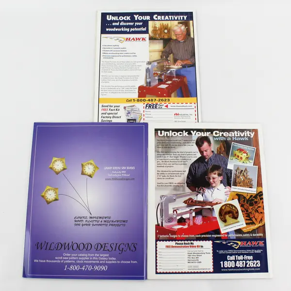 Lot of 3 Creative Woodworks & Crafts Magazines Nov 2005 Jun 2006 Jun 2002