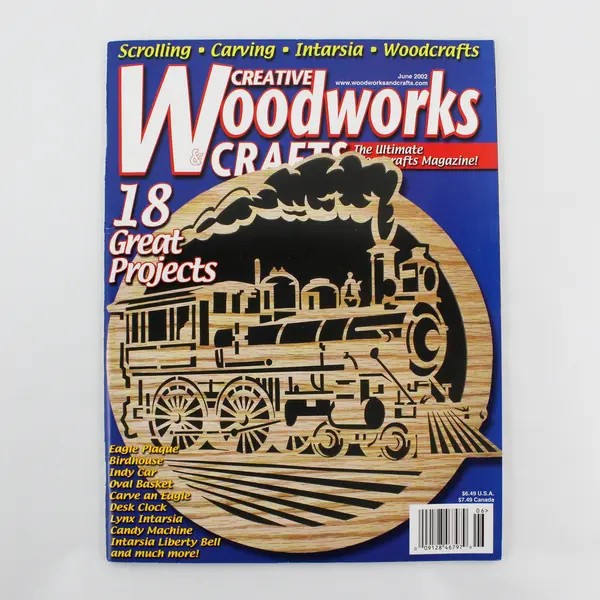 Lot of 3 Creative Woodworks & Crafts Magazines Nov 2005 Jun 2006 Jun 2002