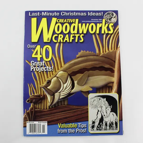 Lot of 3 Creative Woodworks & Crafts Magazines Nov 2005 Jun 2006 Jun 2002