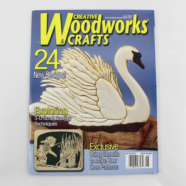Lot of 3 Creative Woodworks & Crafts Magazines Nov 2005 Jun 2006 Jun 2002