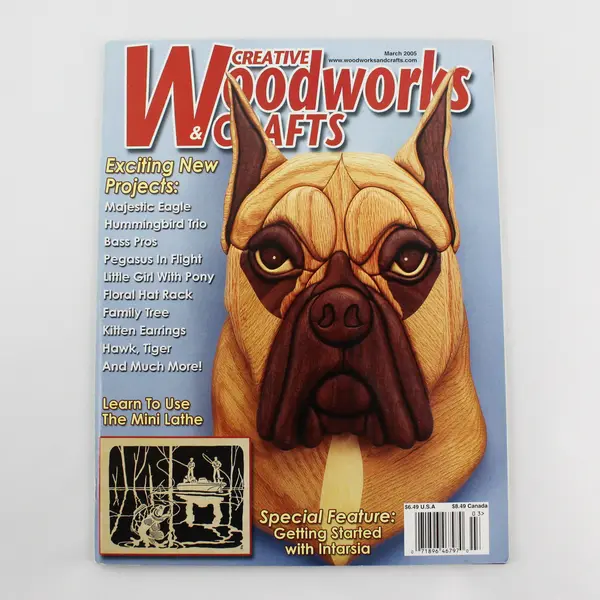 Lot of 3 Creative Woodworks & Crafts Magazines Jan 2004 Jun 2004 Mar 2005