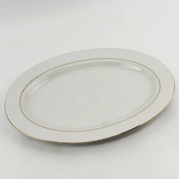 Royal Majestic D'OR 8404 Fine China 14” x 10" Serving Platter 