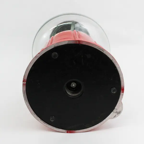 Vintage Red Cast Iron Vending Gumball Candy Machine 15"