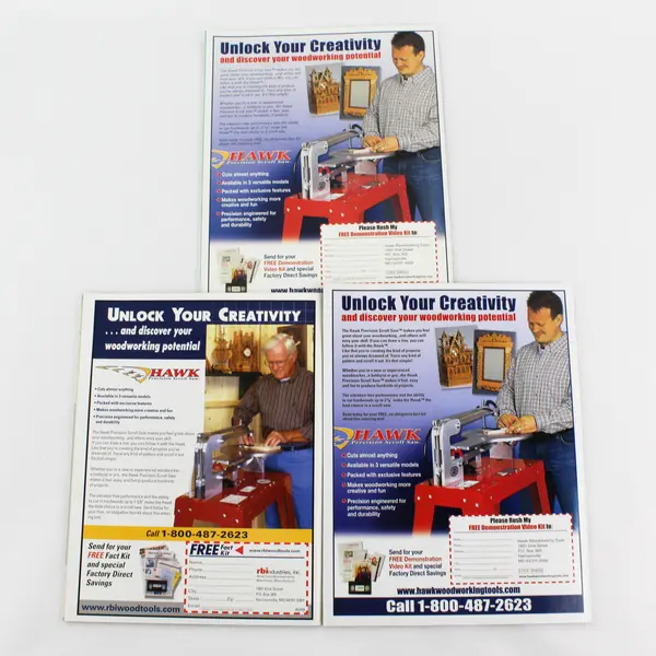 Lot of 3 Woodworking Magazines: Creative Woodworks, Scroll Saw