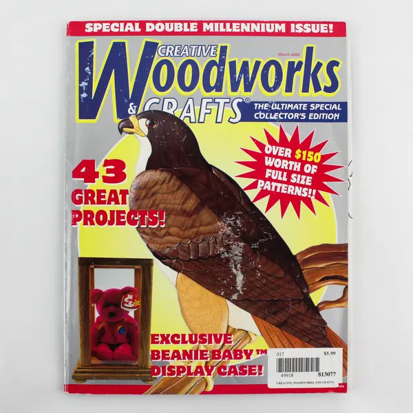 Lot of 3 Woodworking Magazines - Creative Woodworks & Scroll Saw 1997-2004