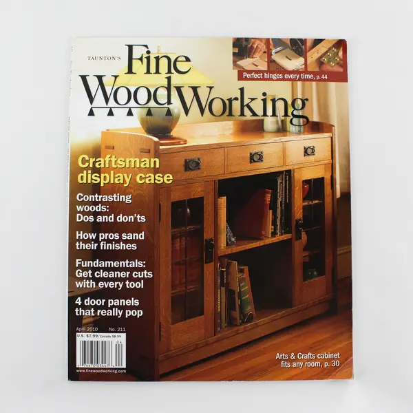 Lot of 2 Woodworking Magazines: Wood Jan 2002 & Fine Apr 2010