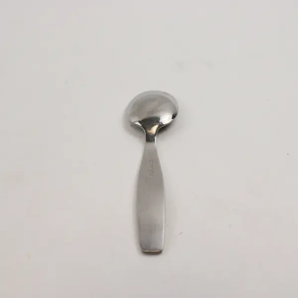 Herosil Flatware HEO13 Pattern Embossed Shepherd SS Infant Spoon 4.75" Rare HTF