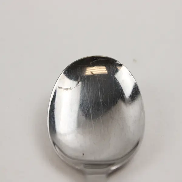 Herosil Flatware HEO13 Pattern Embossed Shepherd SS Infant Spoon 4.75" Rare HTF